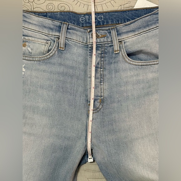NWT Etica Tyler Vintage Straight Sz 27 Sea Foam Distressed - Picture 8 of 11